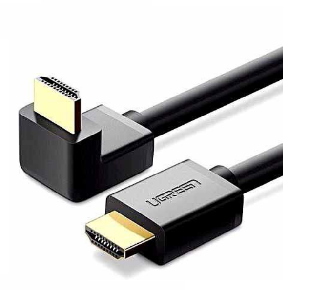 Cáp hdmi 1.4 dài 2m đầu bẻ góc vuông ugreen 10173