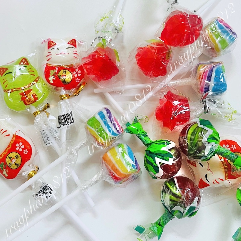 Kẹo que hình cute sắc màu