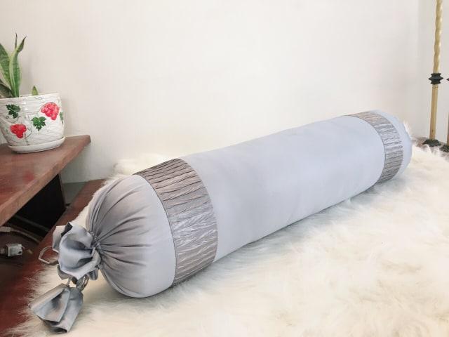Vỏ gối ôm lụa luxury cao cấp size 35x 110cm