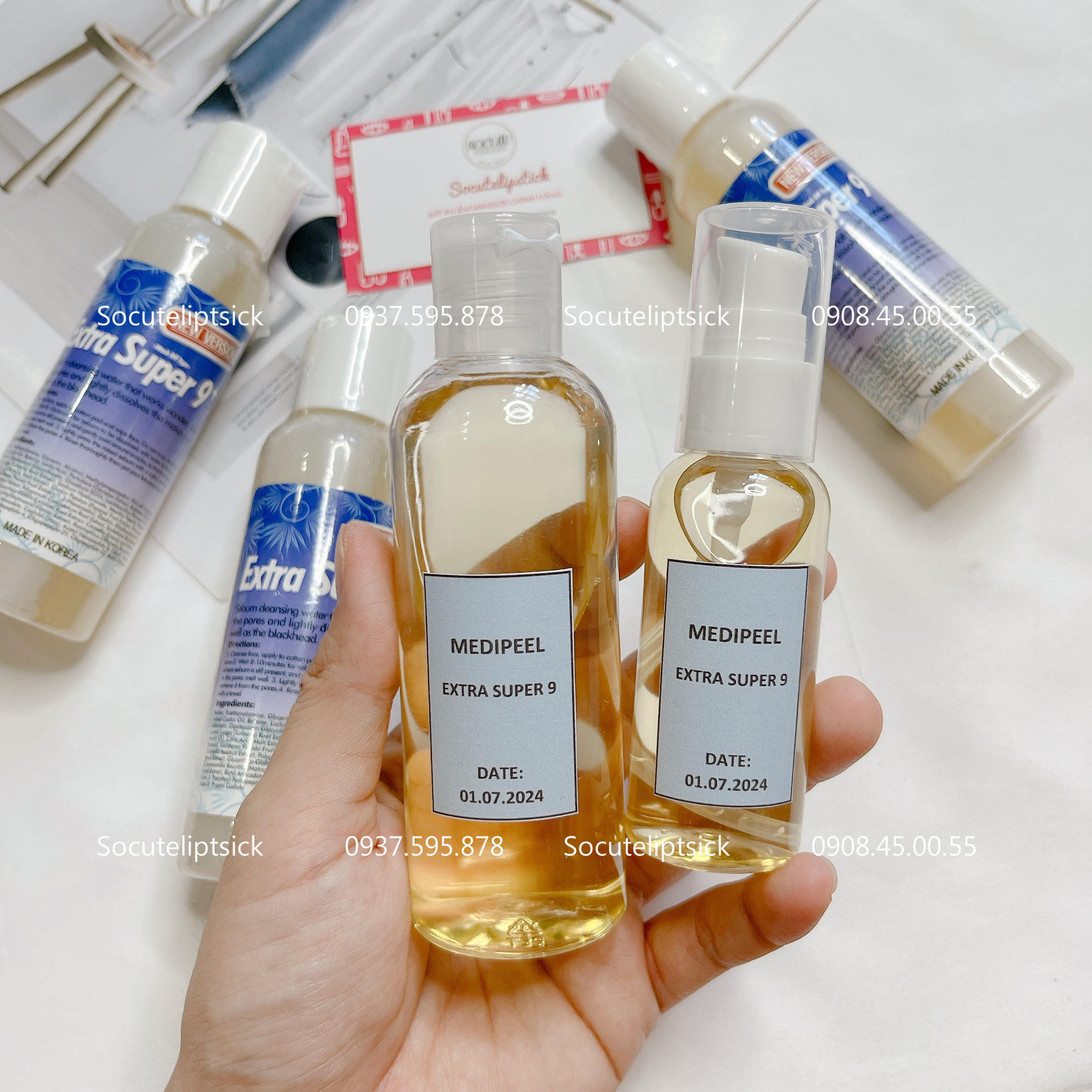 Dung dịch ủ mụn đầu đen Medi-peel extra super 9 plus Medipeel - Chiết 100ml 50ml