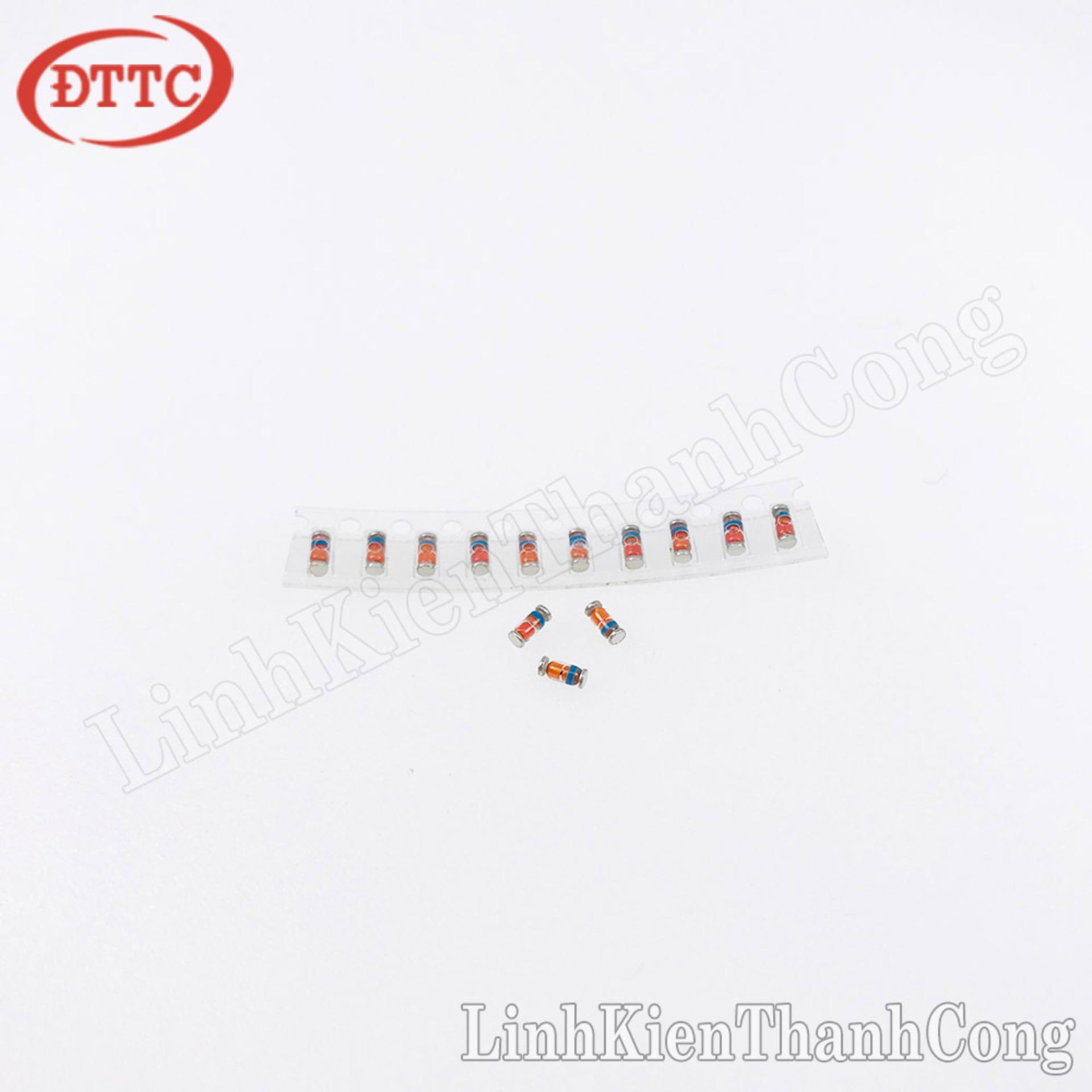 Diode 1N4148 SOD80 450mA 100V (LL34 1N4148 SMD) (Gói 10 Chiếc)