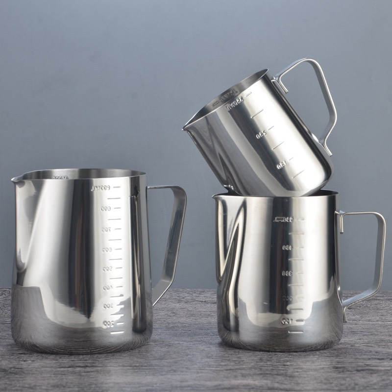 Ca Đánh Sữa Inox #201 [ Có Vạch Chia ]