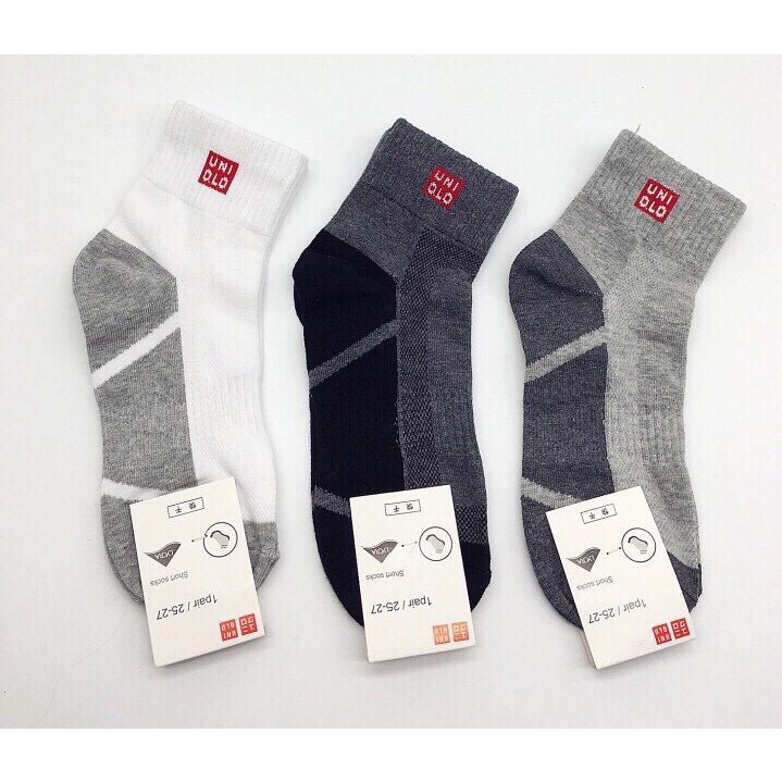 Set 3 đôi tất cổ ngắn - cổ dài Uni