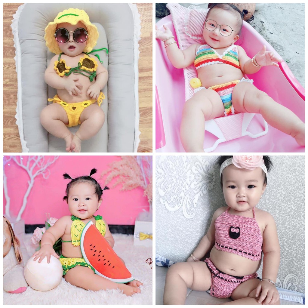 Đồ Bơi Cho Bé Gái Hình Trái Cherry