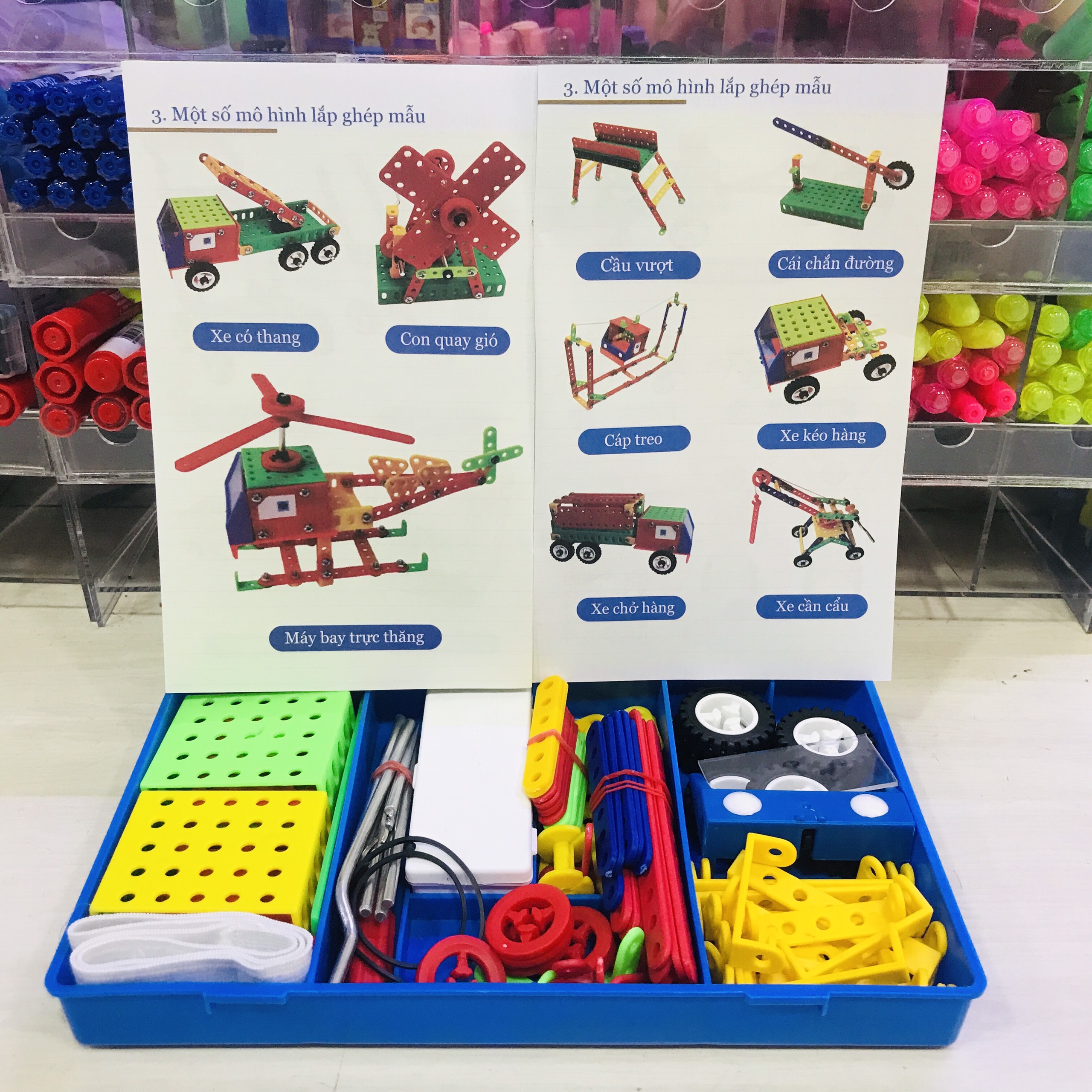 Bộ lắp ráp mô hình kỹ thuật lớp 4-5 [ VPP Trí Đức ]