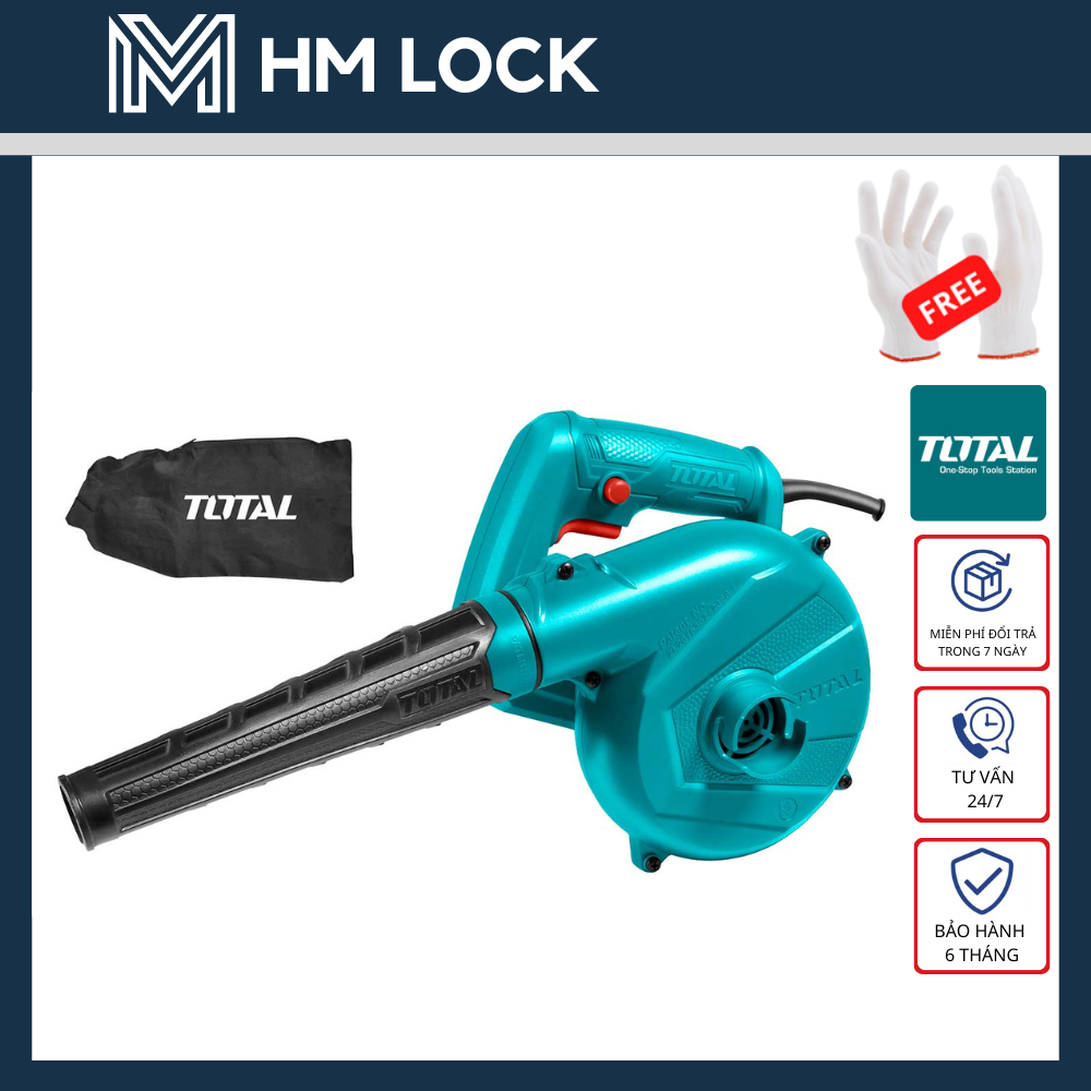 Máy thổi bụi, hút bụi total/ingco dùng điện 220v - công suất mạnh - hàng chính hãng - tb2046, tb2066, tb2086, ab4018, ab6008, ab8008 - hm lock