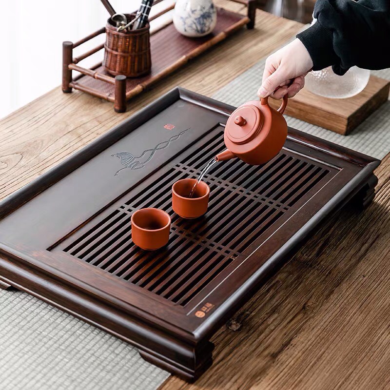 Khay Trà Tre Cao Cấp Chữ Nhật KT 25