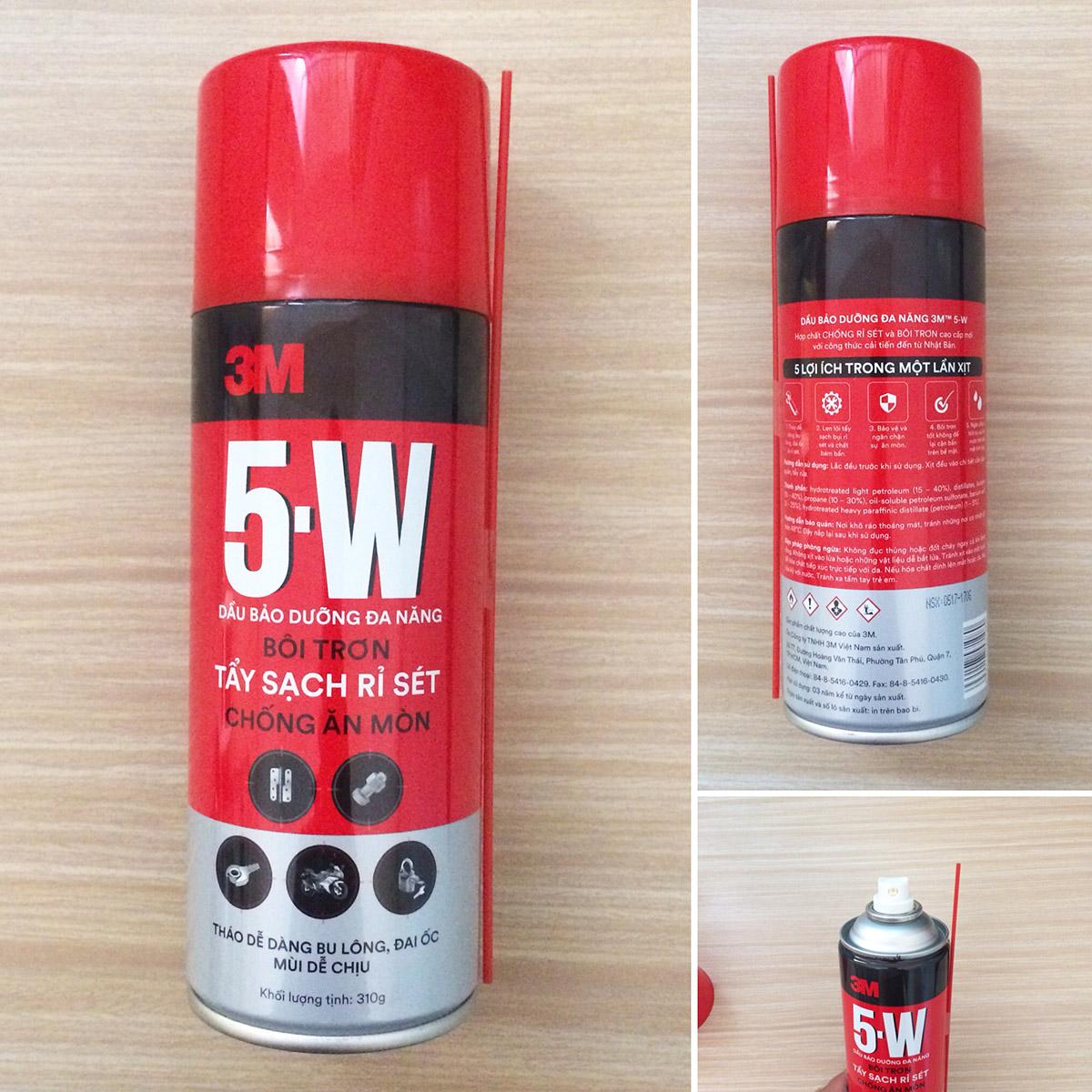 Dung Dịch Bôi Trơn Chống Gỉ Sét 3M 5 Way 310g