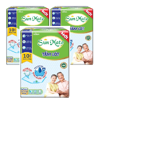 [FREESHIP] Combo 2 gói tấm lót tã người lớn Sunmate