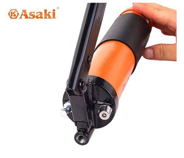 Bơm mỡ Asaki AK-423 C2-500cc (Cam)