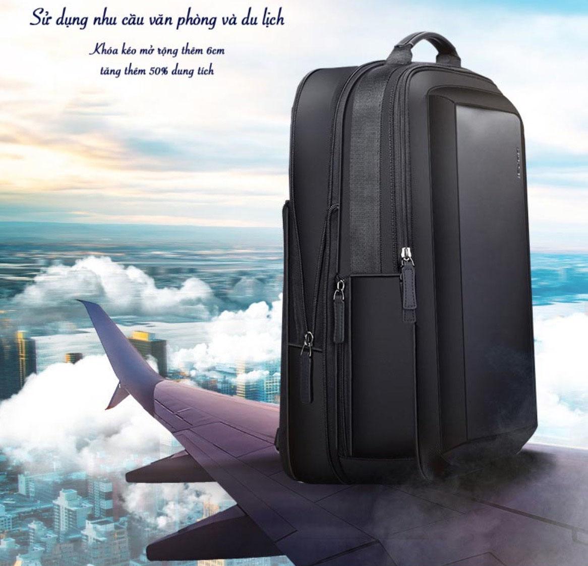 Balo doanh nhân Bopai 15.6inch - WorldMart