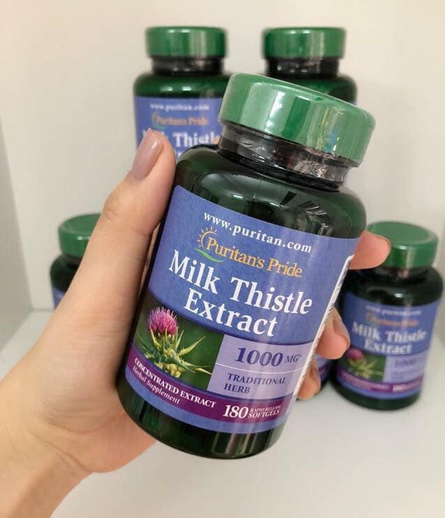Milk Thistle Extract Puritan Pride 1000 Mg 180 viên