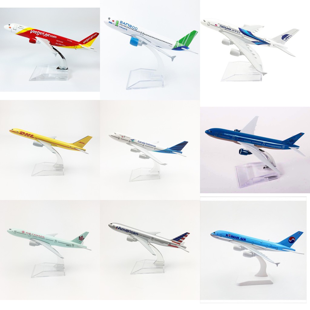 Mô hình máy bay Bamboo Airways 16cm