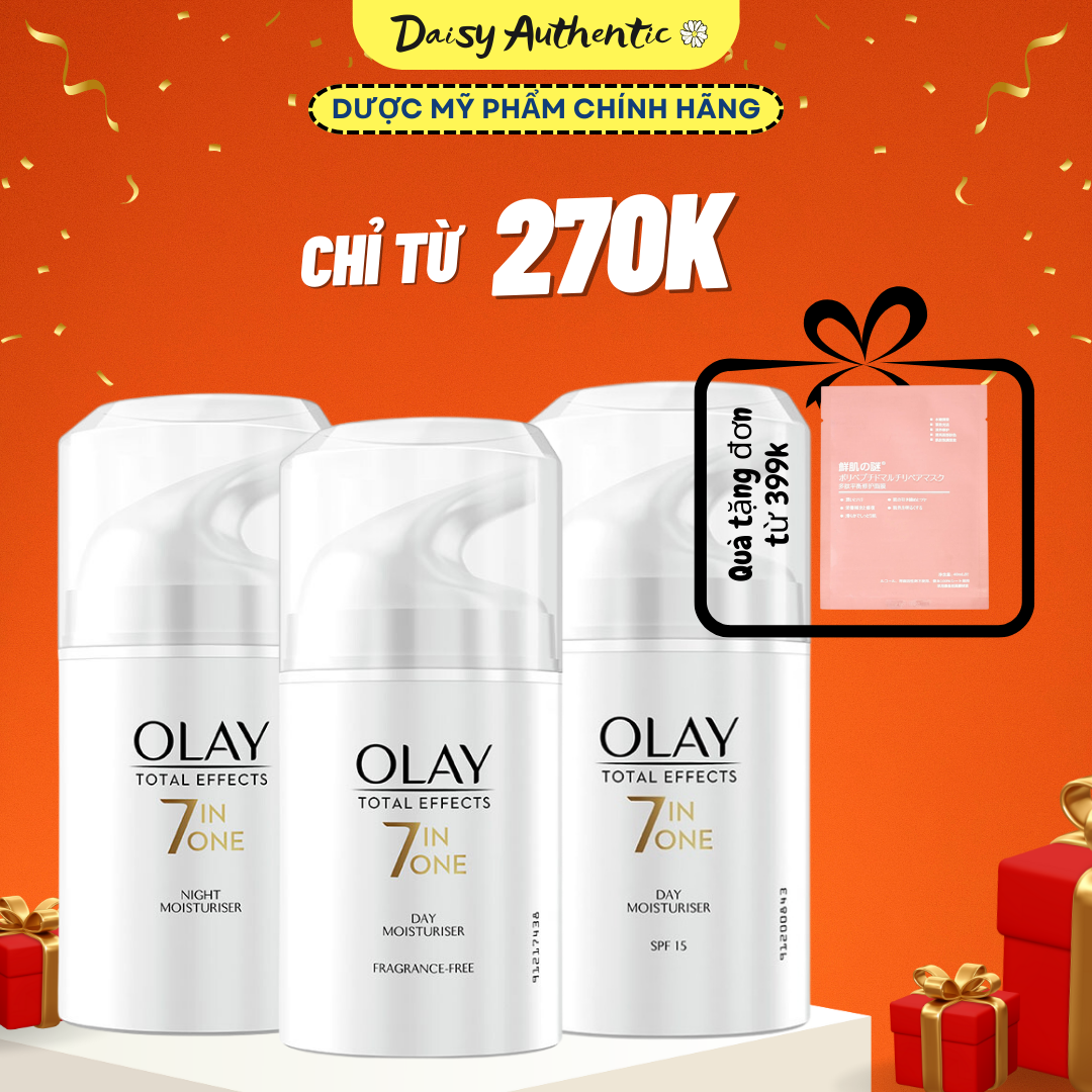 Kem dưỡng OLAY Total Effects 7 in 1 Moóituriser 50ml (Bản UK)