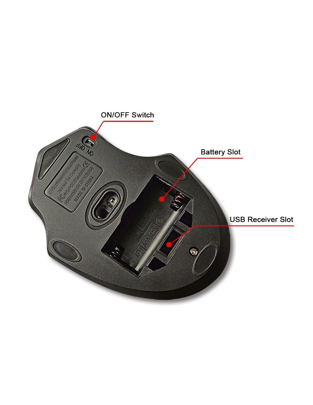 Chuột không dây chuyên Gaming  iMICE E-1800 - Độ nhạy max 2000 DPI