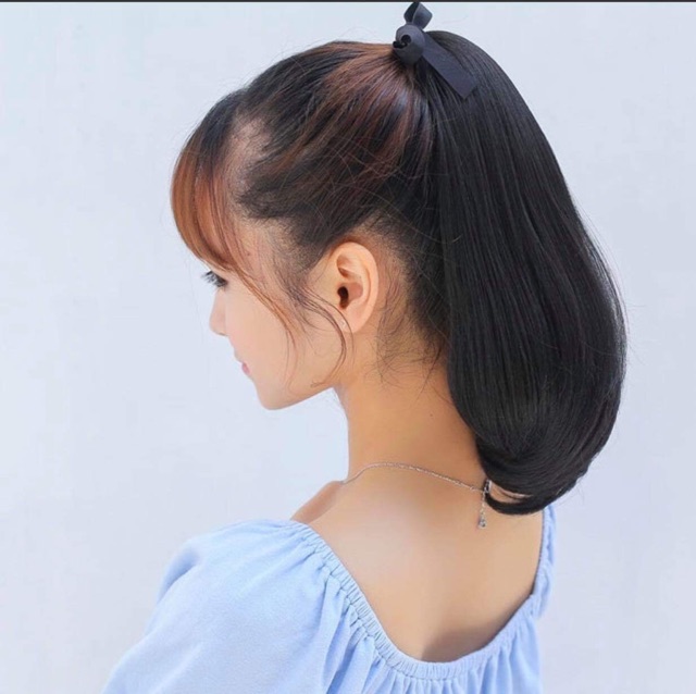 Tóc giả nữ cột Tóc giả cột cúp 50