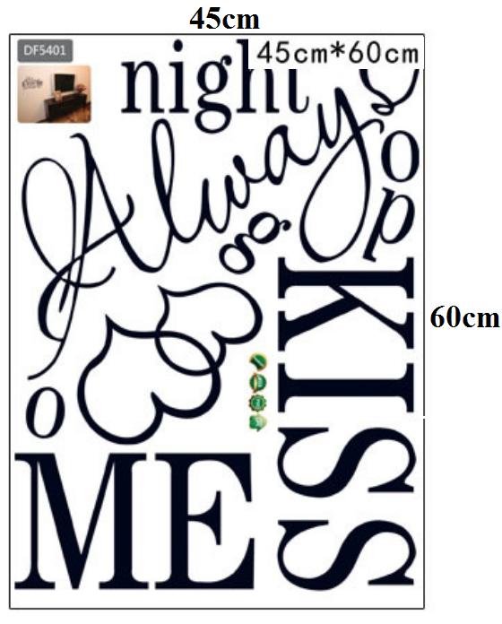 [CÁC MẪU BÁN CHẠY] Decal CHỮ NGHỆ THUẬT
