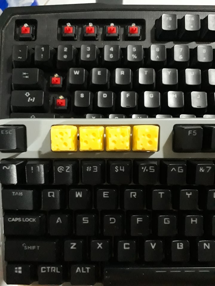 [HCM]Keycap Cheese clone trang trí bàn phím cơ gaming