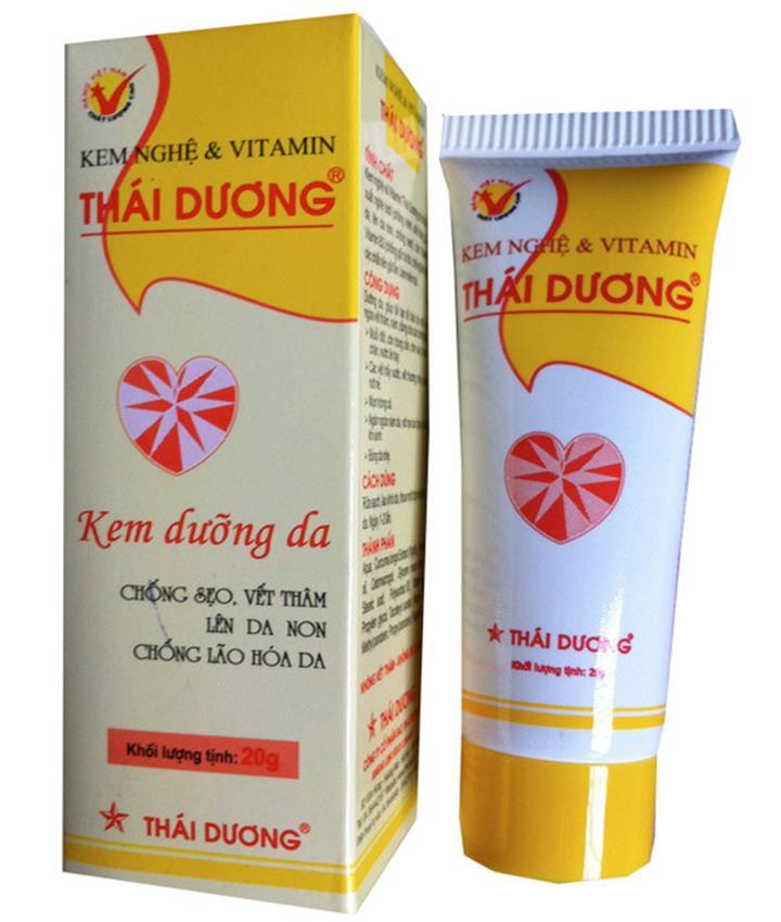 Combo2 Kem Nghệ & Vitamin Thái Dương 20gram