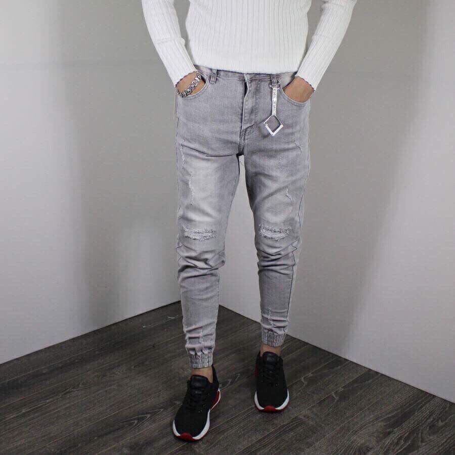 QUẦN JEAN JOGGER PHONG CÁCH HIPHOP TÚM ỐNG THỜI TRANG SAKURA MS166