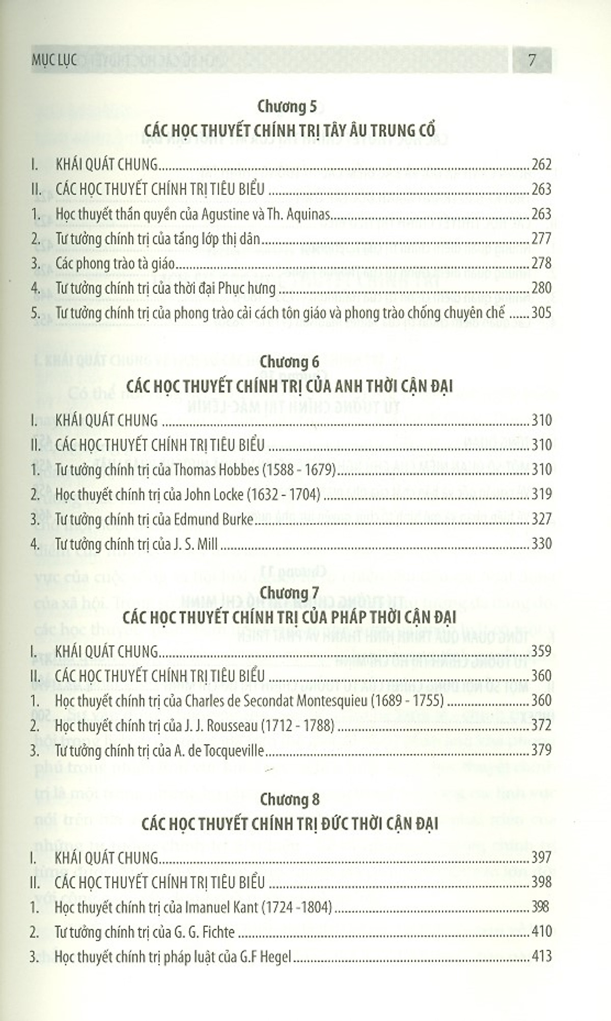 Lịch Sử Các Học Thuyết Chính Trị