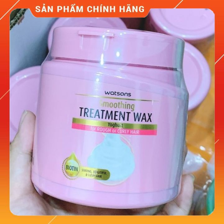 [HCM]Kem ủ tóc Watsons Treatment Wax Yoghurt 500ml