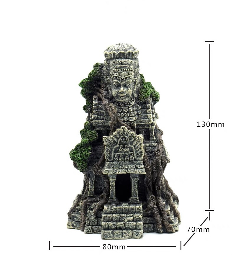 Trang Trí Hồ Cá Chùa Angkor Wat Mini