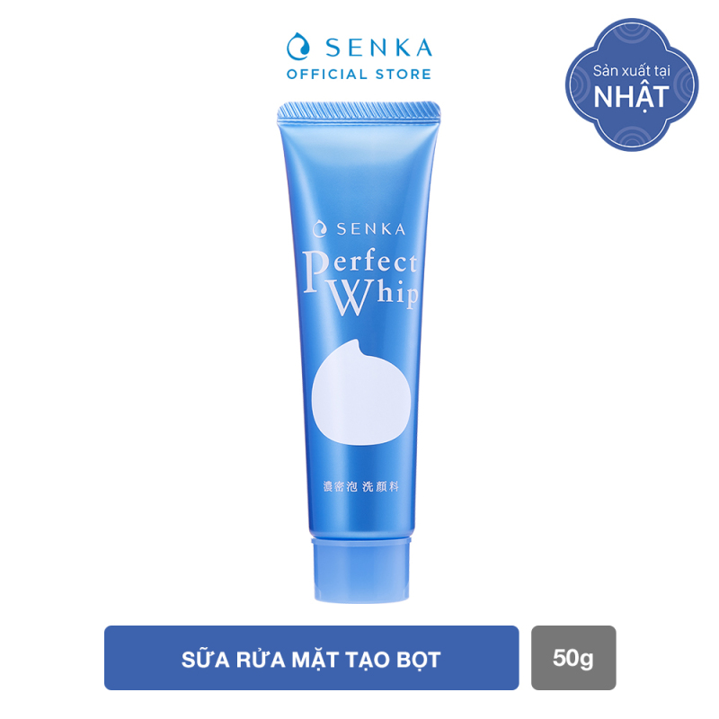 [GIFT] Sữa rửa mặt chiết xuất tơ tằm trắng Senka Perfect Whip 50g