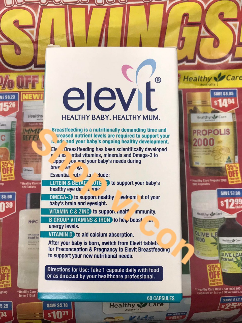 Elevit Breastfeeding – Elevit sau khi sinh & cho con bú
