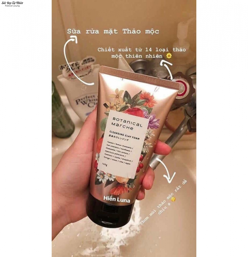 Sữa Rửa Mặt Thảo Mộc Botanical Marche 150ML Nhật Bản