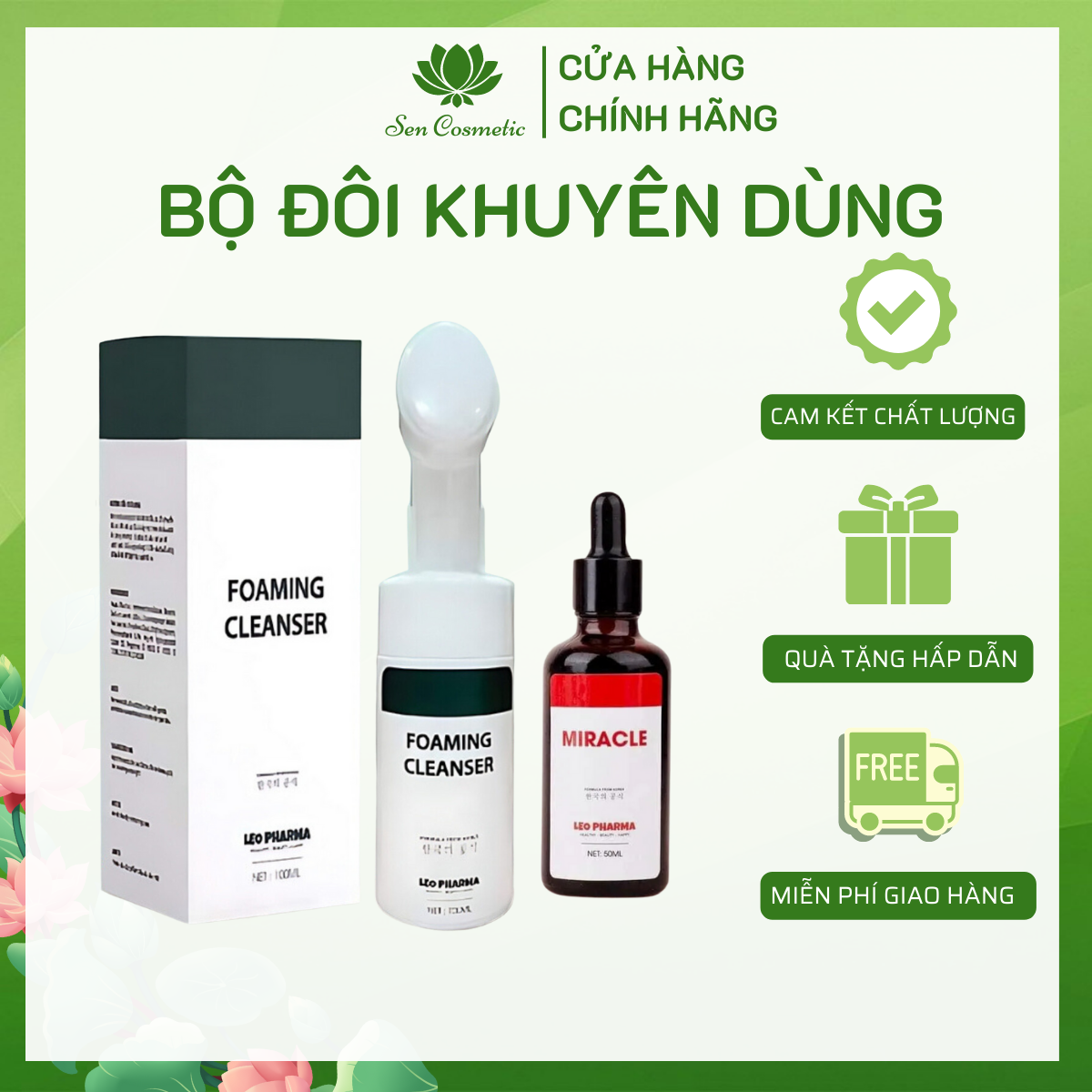 Combo tái tạo da miracle