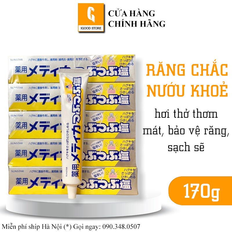 Kem đánh răng muối Sunstar Nhật Bản 170g
