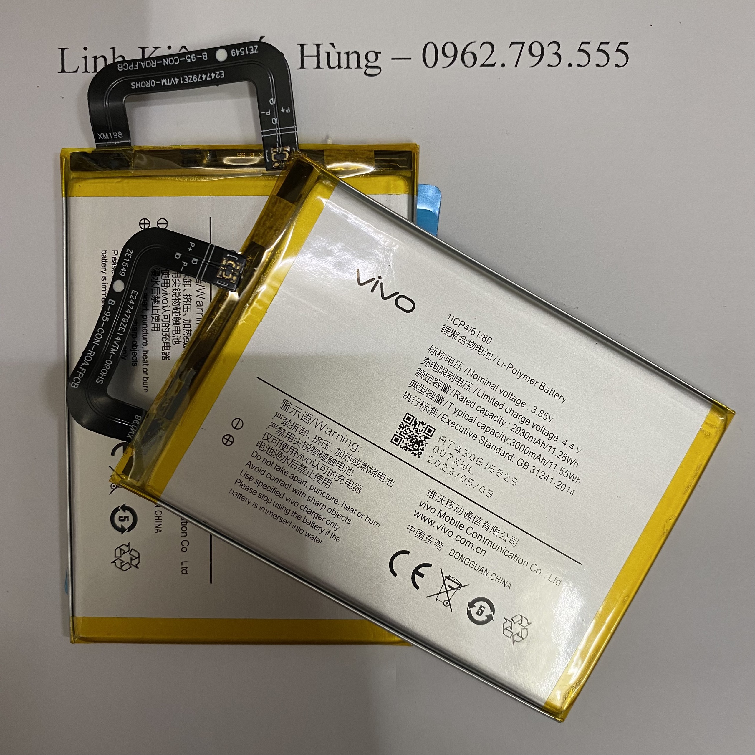Pin Vivo Y51 (B-95) bảo hành đổi mới 6 tháng