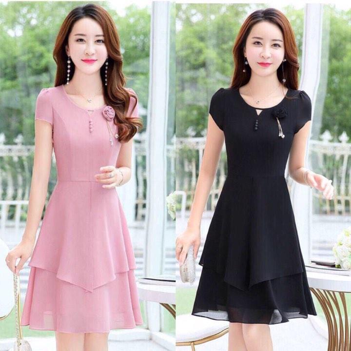 [HCM]ĐẦM XÒE VOAN DỰ TIỆC KÈM HOA CỰC SANG CHẢNH