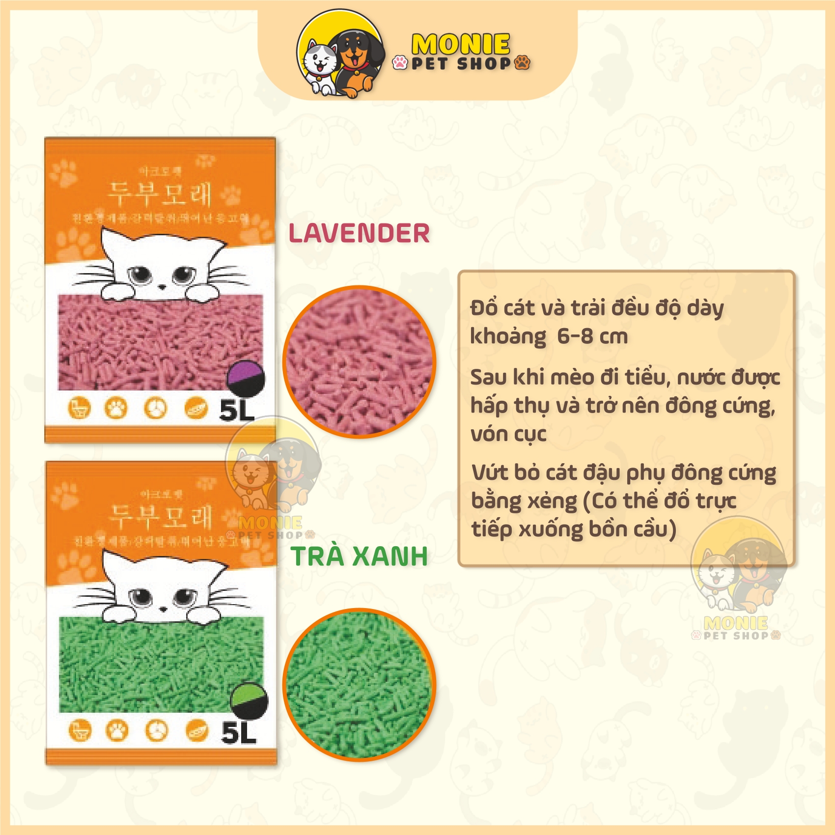 Cát đậu nành Acropet 5l