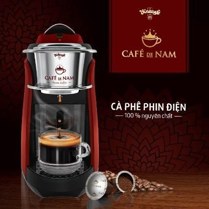 Máy Pha cà phê viên nén Vinacafe' De Nam phin điện