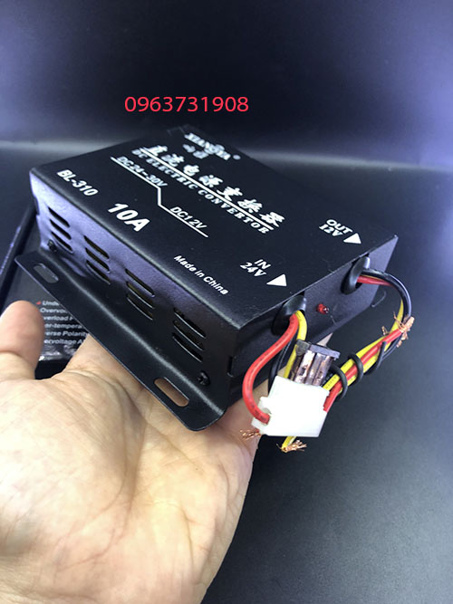 Bộ chuyển đổi nguồn điện 24v xuống 12v 10a