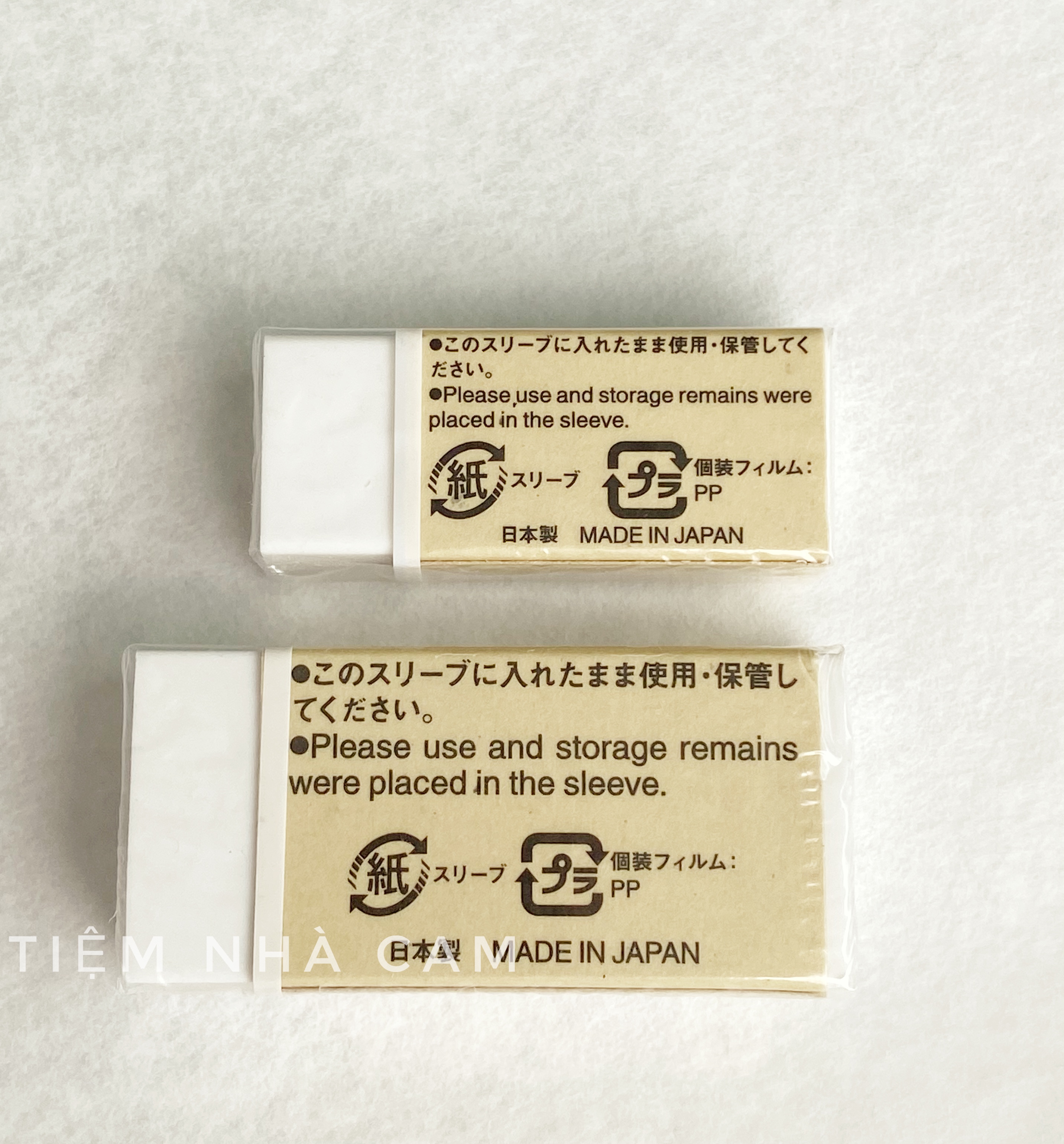 GÔM TẨY PLASTIC CHUẨN MUJI NHẬT BẢN