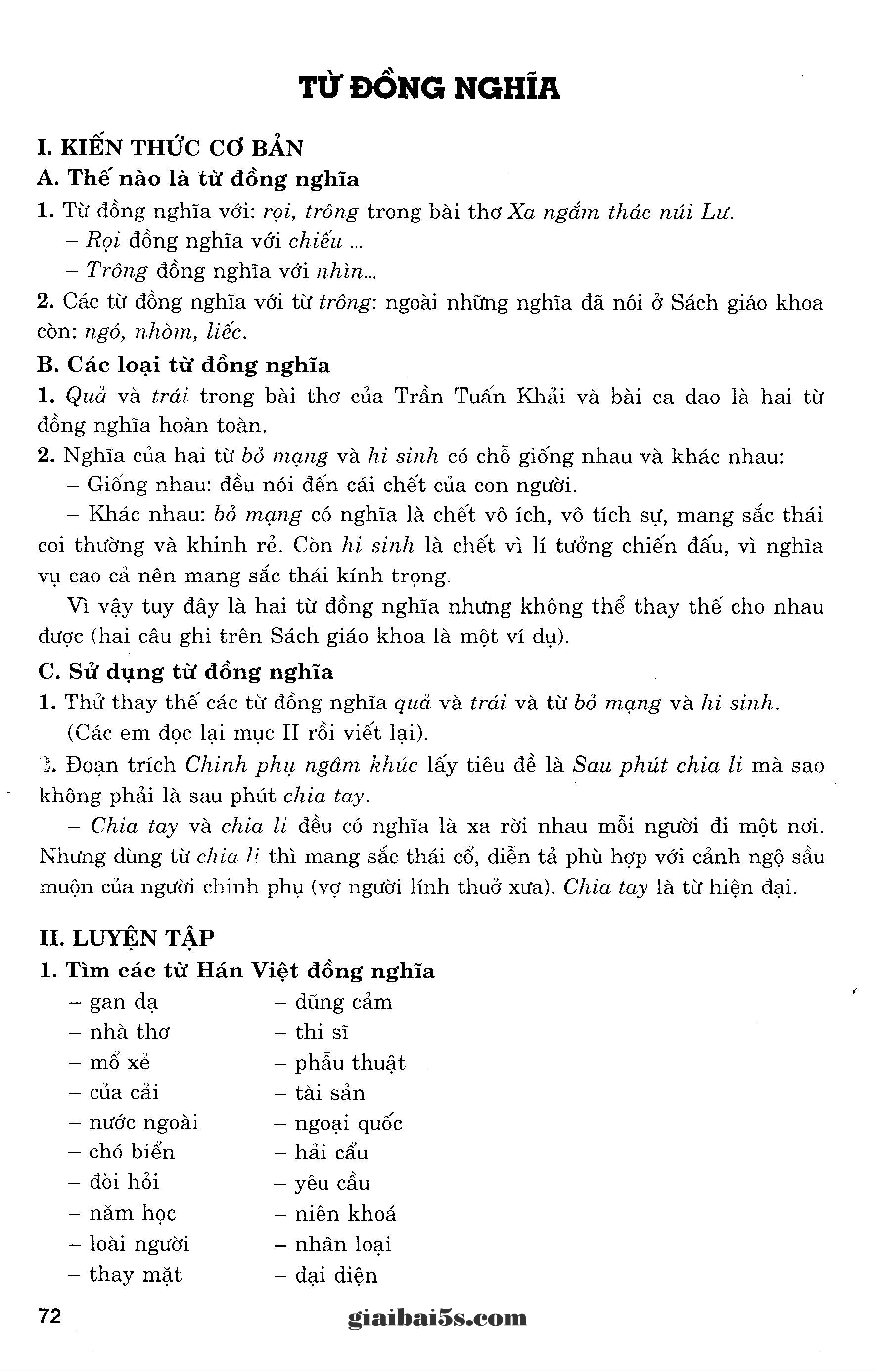 Kiến Thức Cơ Bản Và Nâng Cao Ngữ Văn 9