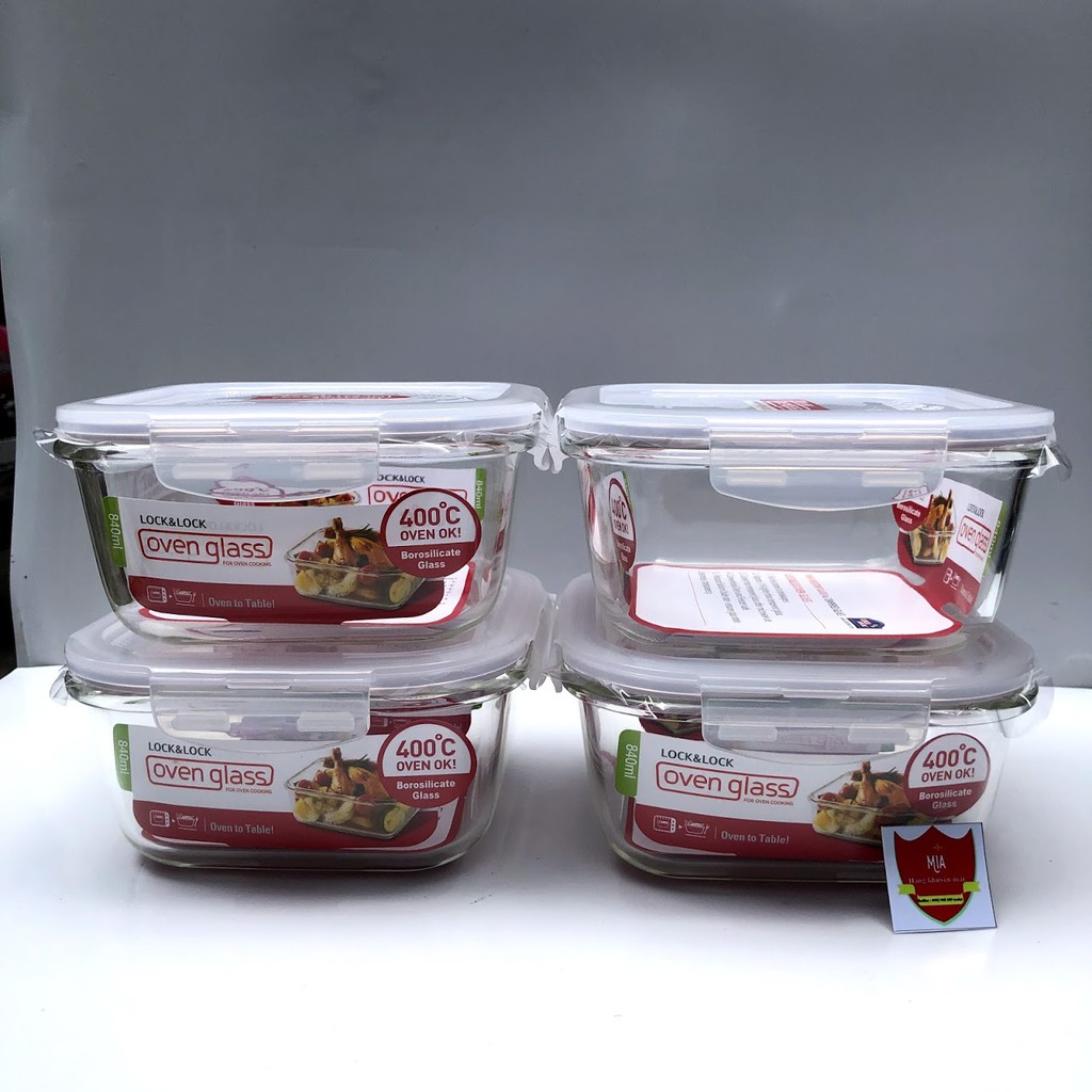 Hộp thuỷ tinh cao cấp lock 840ml*750ML GIAO NGẪU NHIÊN