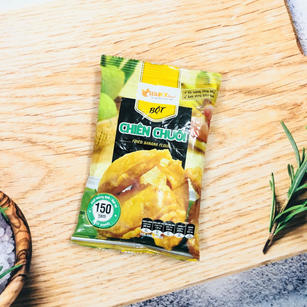 GÓI 150GR BỘT CHIÊN CHUỐI TÀI KÝ