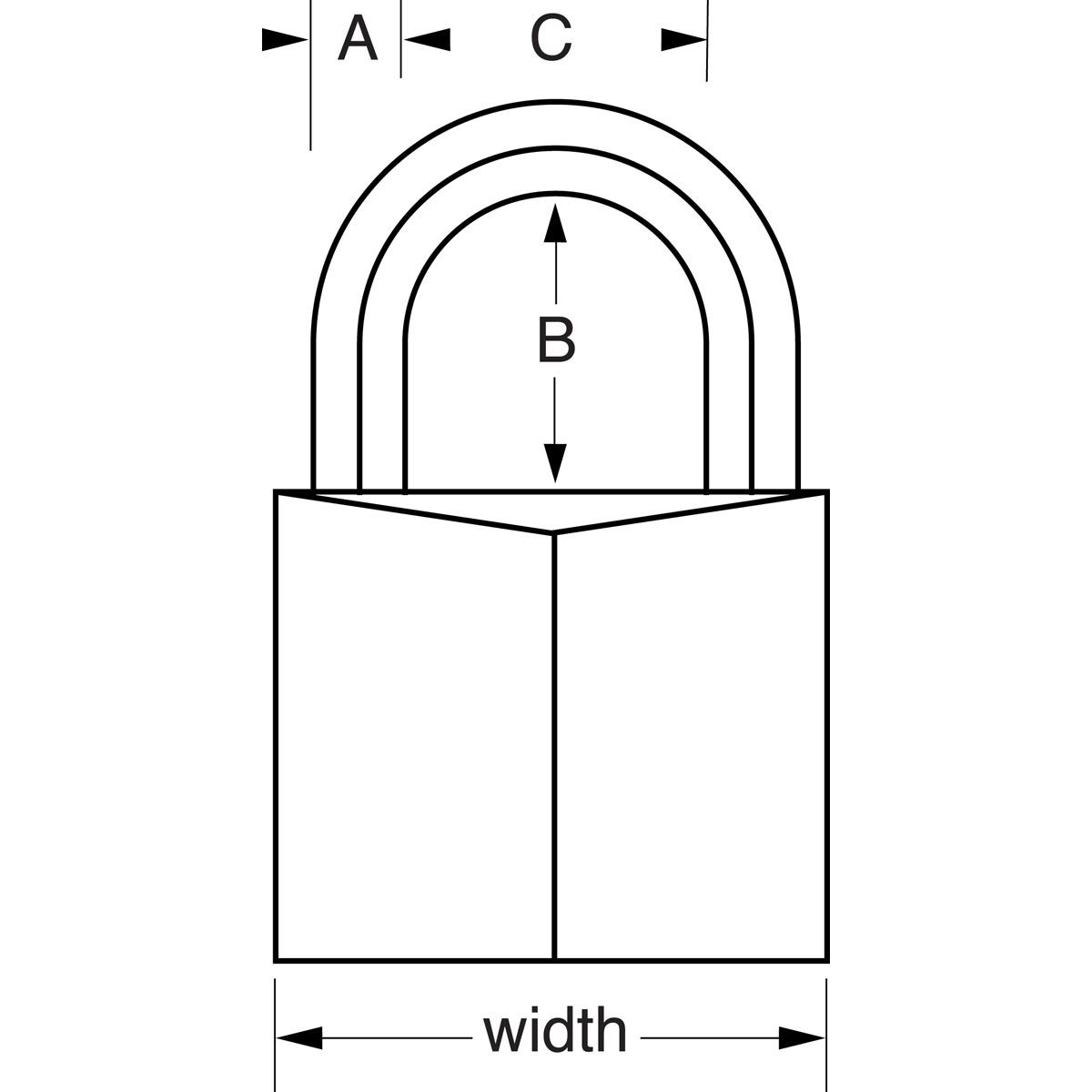 KHÓA MASTER LOCK THÂN ĐỒNG 1165EURD