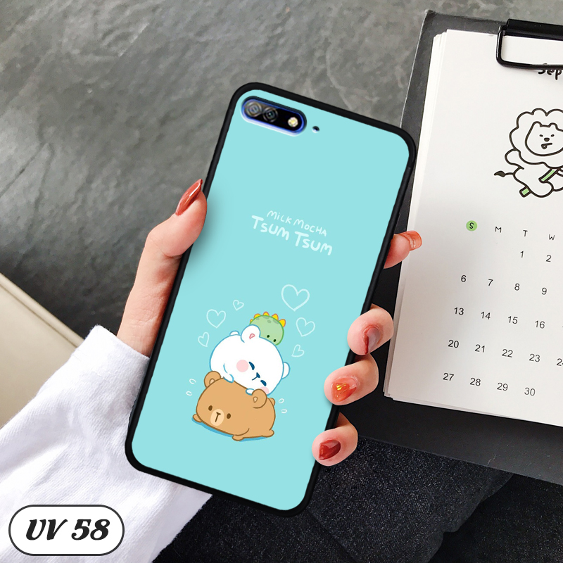 Ốp điện thoại HUAWEI Y7 PRO 2018 - lưng nhám viền dẻo