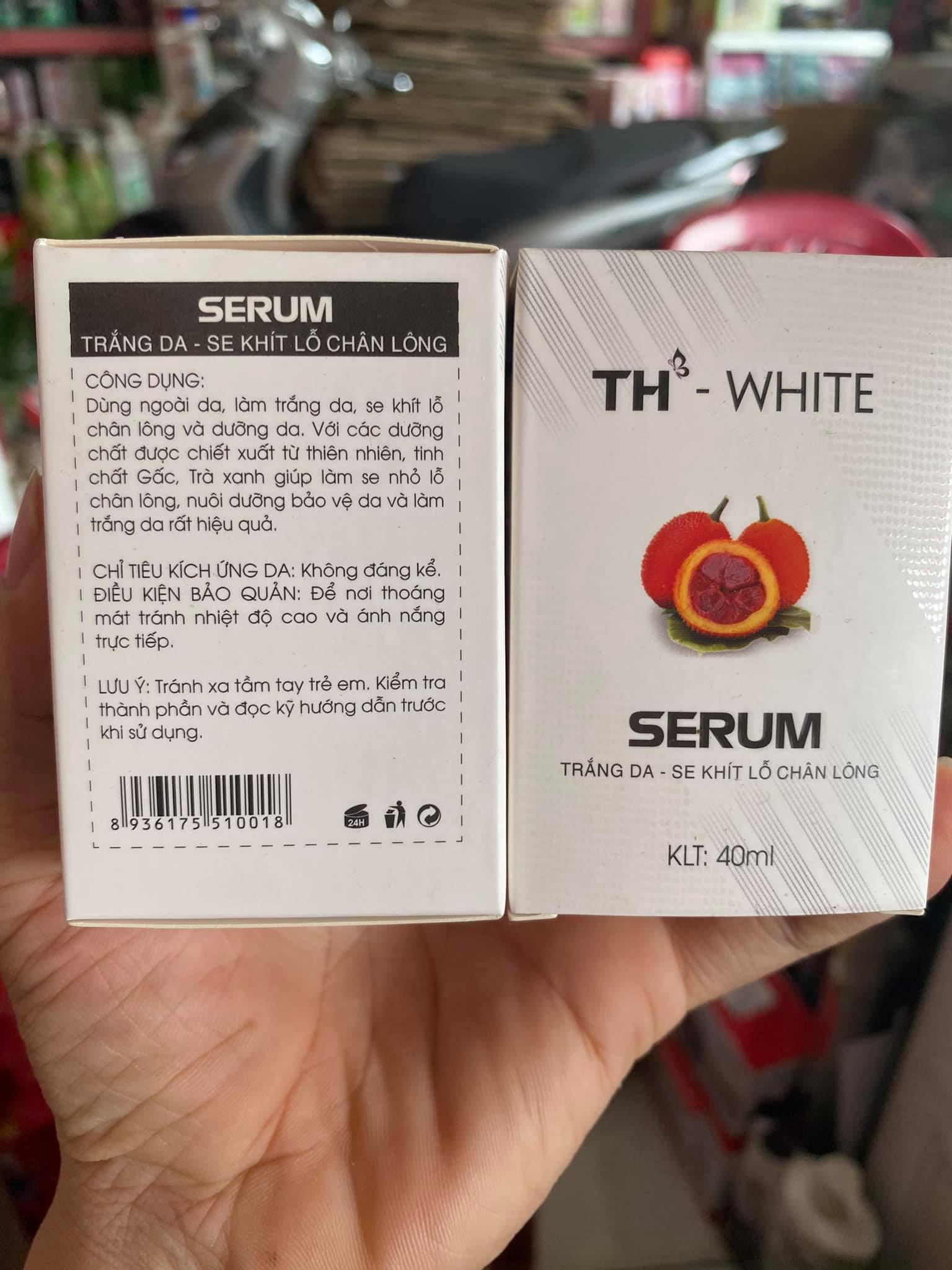 Serum trắng da - se khít lỗ chân lông TH-White 40ml