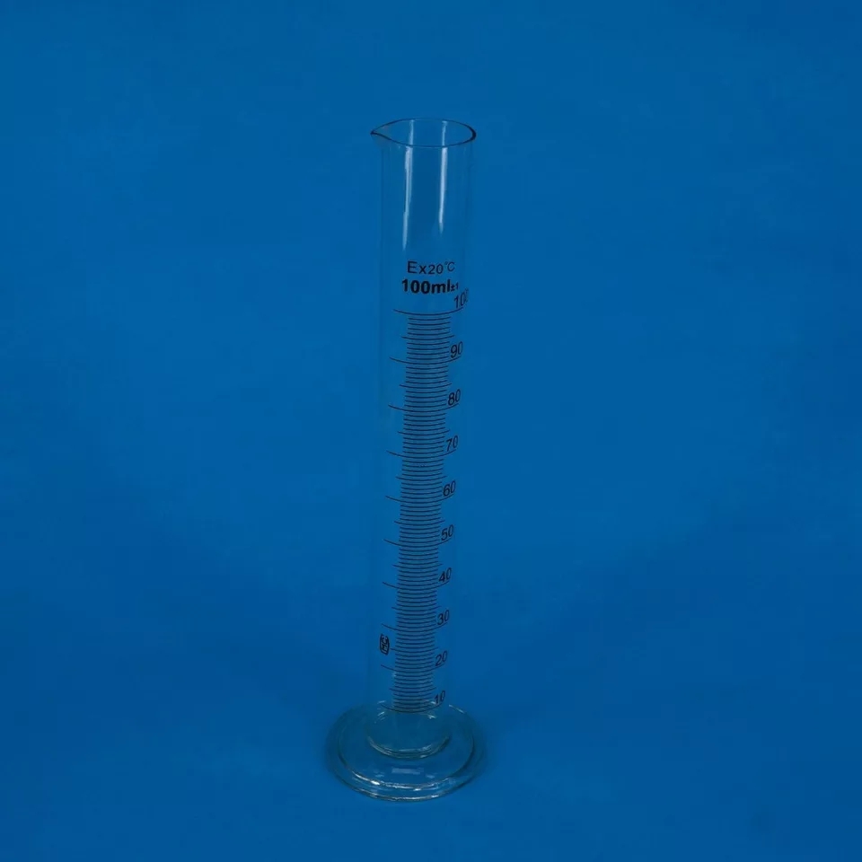 Ống đong thủy tinh 100ml đo thể tích