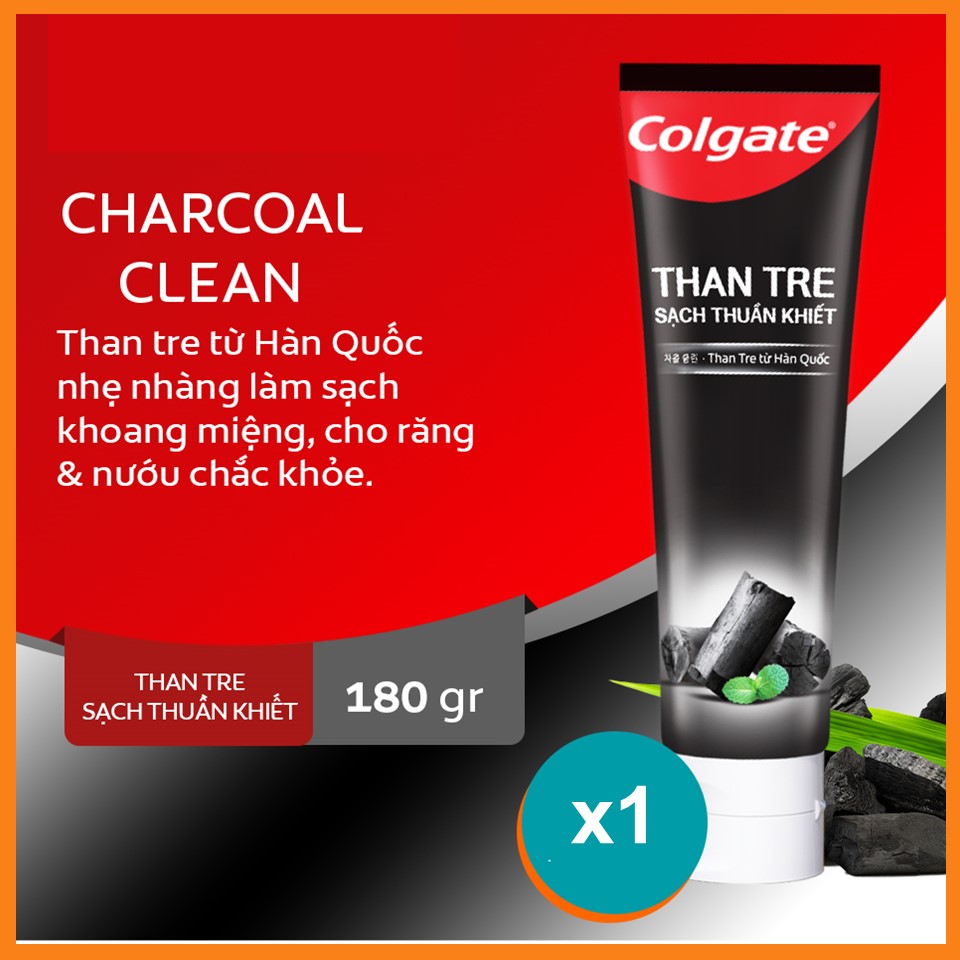 Kem đánh răng Colgate Than tre sạch thuần khiết 180g