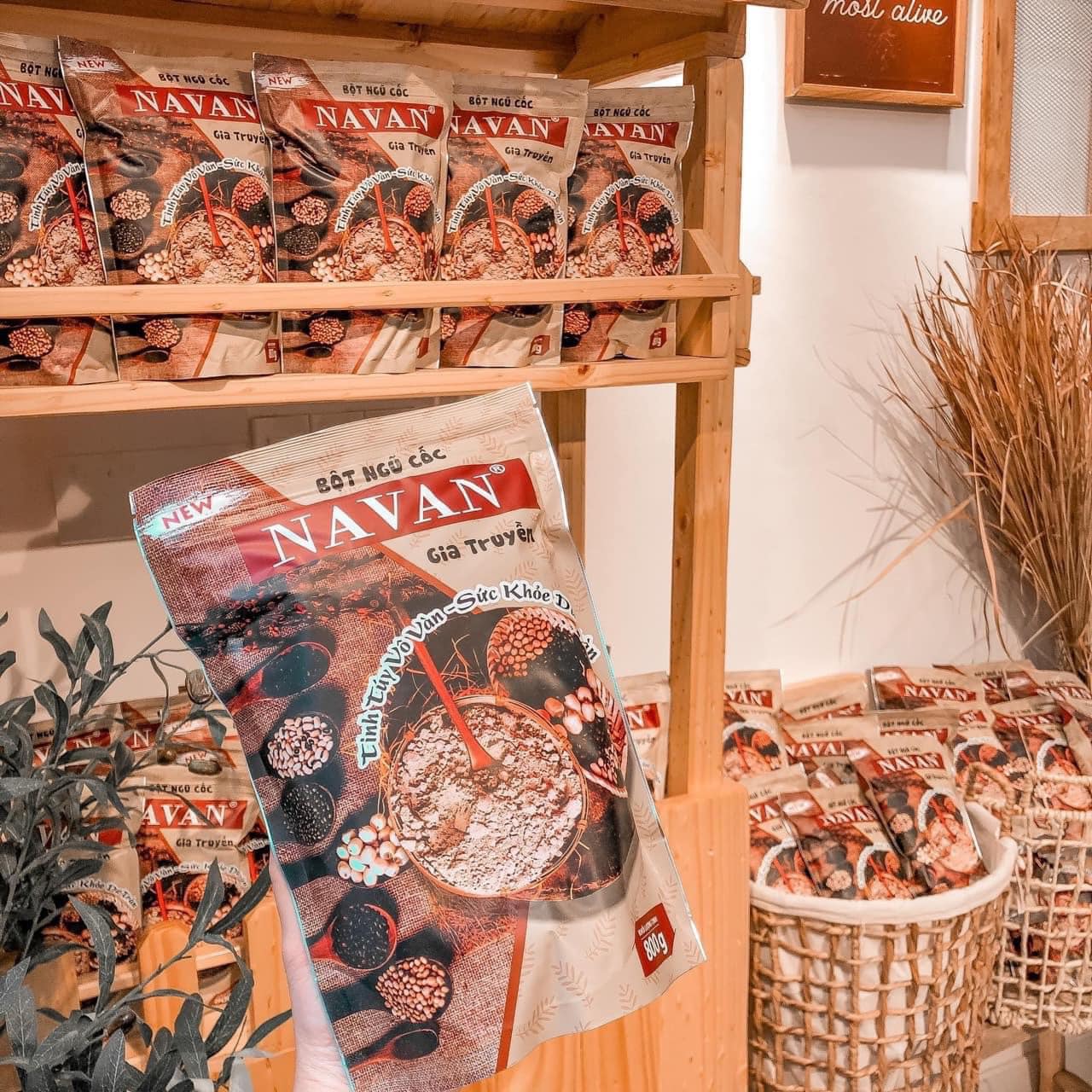 Bột ngũ cốc navan 800gr