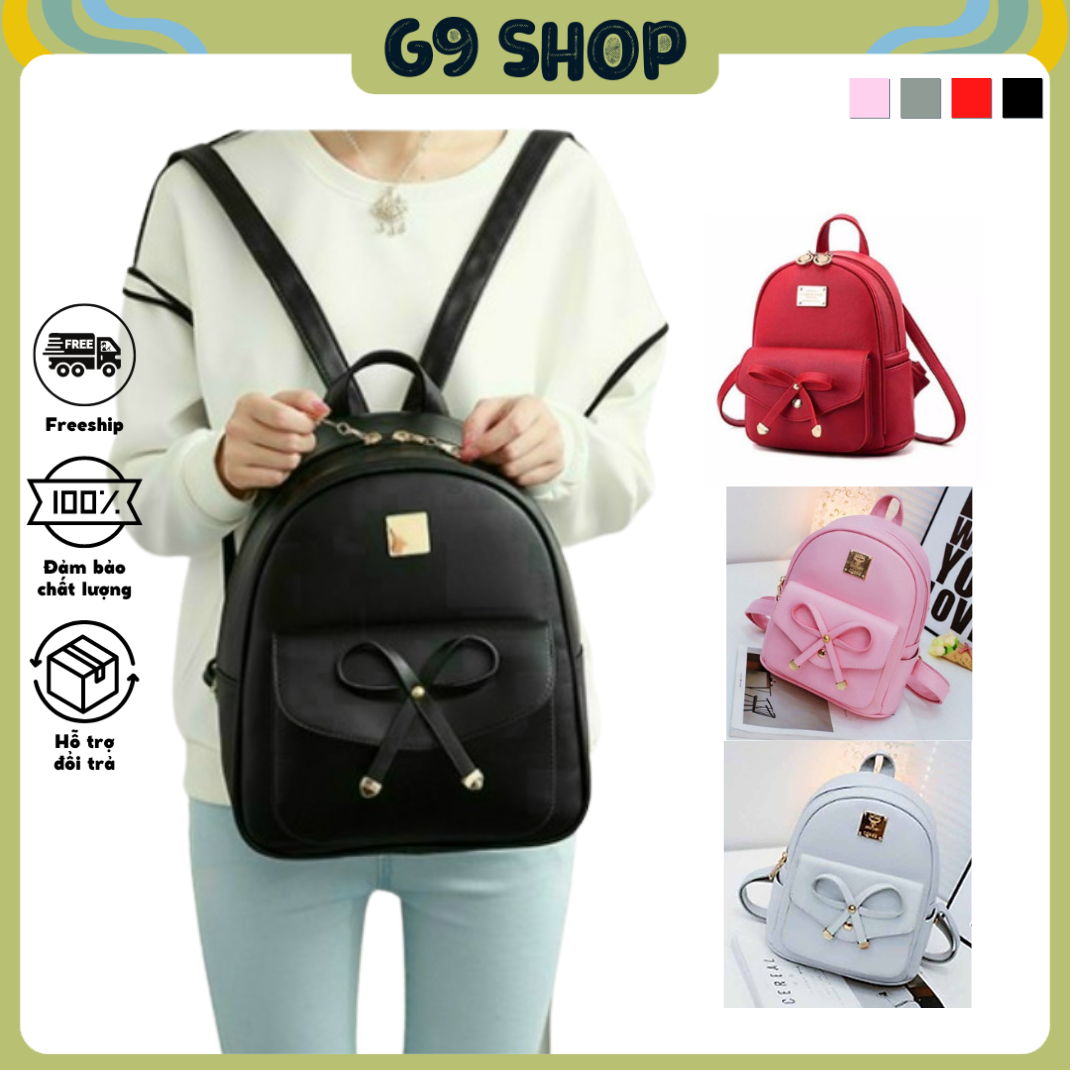 Balo Da Thắt Nơ Đơn Giản Cho Nữ BỎ SỈ M66