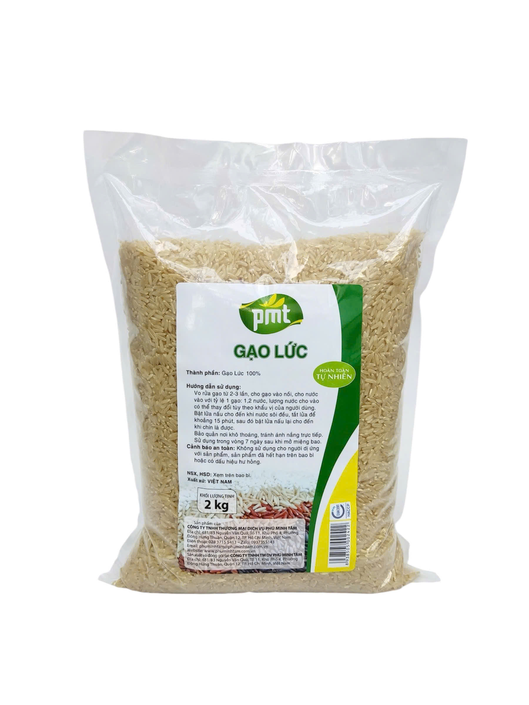 Gạo lức - Công ty Phú Minh Tâm (túi 2kg)