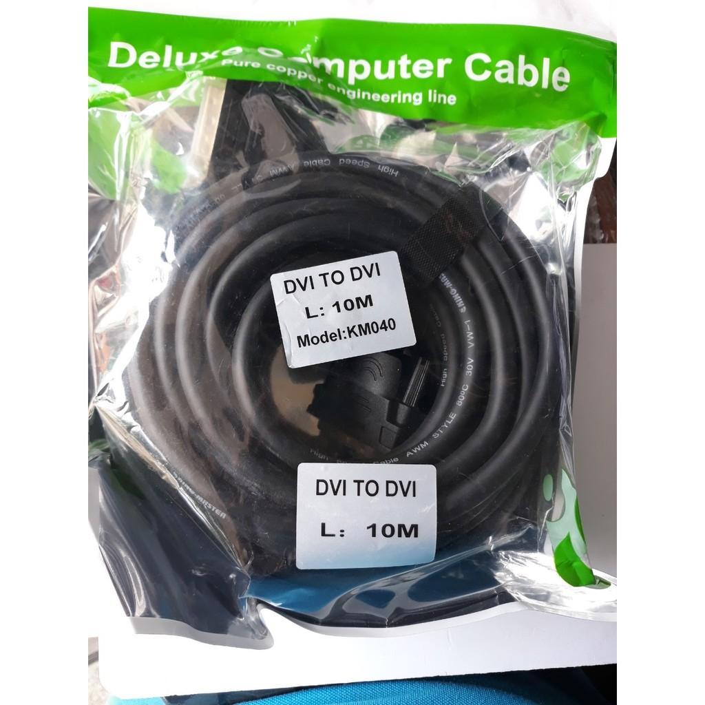 Cáp DVI (24+1) kingmaster KM040 dài 10 mét